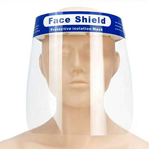 Visores de Seguridad Repetitivos, Ligeros y Ajustables, Adecuados para la Prevención de Saliva y Vapores de Aceite(3 PCS)