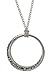 Dicksons Silver Plated Graduate Mobius Ring Engraved with on 18 inch Silver Plated Chain