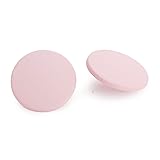 Winssigma Button Earrings, Large Round Acrylic Stud
