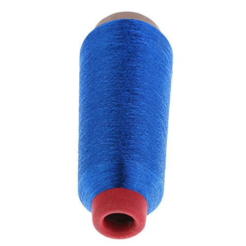 image for D DOLITY 3Pcs Metallic Thread Yarn Spool Crochet Embroidery Threads 32