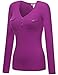 FPT Womens Long Sleeve V-Neck Henley Top (S-3XL)