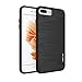 iPhone 7 Plus Case, Moonmini Shockproof Slim Fit Dual Layer Protection Card Slot Holder Hybrid Cover with Kickstand for iPhone 7 Plus (2016) - Black