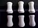 Window Blind Wood Cord Knobs, Snow White, 6 Pack