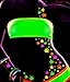 Sasswear Blacklight Body Stickers - Neon Fashion Accessories for Raves, Festivals and Glow Parties, 40/pk (Leaf)