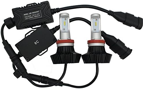 Kurtosis LED Headlgiht Bulbs Conversion Kit H11- 90W 8000LM 6500K Cool White CREE-2 Yr Warranty