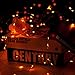 YIHONG 2 Sets Orange Fairy String Lights Battery Operated,16.4ft 50Leds Twinkle Firefly Lights with Remote Control Fairy Lights for Halloween Christmas Bedroom Patio Wedding Party Indoor Outdoor Decor