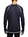 Speedo Men's UV Shirt Long Sleeve Loose Fit Easy Tee athletic technical swimsuits, New Navy, XX-Large US