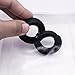 FST Medical Pure Silicone Dual Enhancing Cock Ring Stimulation for Penis Male Sex Toy, Black
