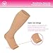 Wanderlust MadeMother Maternity Compression Stockings - Open Toe Pregnancy Compression Socks | Ankle and Arch Maternity Support | Beige (2 Pair)