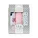 lulujo Baby 3 Piece Cotton Mini Muslin Cloths, Butterfly