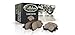 Callahan Brake Parts FRONT 261.6 mm Premium OE 5 Lug [2] Brake Disc Rotors + [4] Ceramic Brake Pads + Clips CRK12548