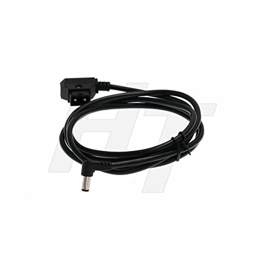 HangTon D-tap DC 5.5 2.5mm Right Angle 12 Volt DC Barrel Jack Power Cable for Atomos Inferno Monitor (2ft / 60cm)