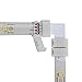 Rxment LED strips connectors full kits, Strip to Strip Jumper, L-shape corner connector RGB Extension Cable, Gapless Connector, Strip to control box