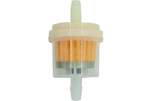 20-Pack Universal Inline Fuel Filters for Small Engines | 3/16" Gas Fuel Filter with Magnetic Adsorption for Motorcycle, ATV,