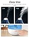 Cool Mist Humidifier - Humidifier for Baby Bedroom, All Night Moisture, Quiet Humidifier with High Low Mist, Auto-off Timer, Night Light, Easy Use Filterless Humidifier for Home Office Nursery