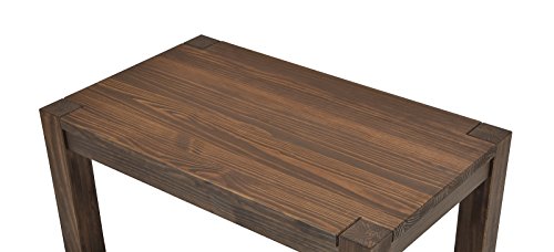 Naturholzmöbel Seidel Hochtisch 90x50cm Rio Bonito Farbton Cognac braun Pinie Massivholz Tisch Bartisch Bistrotisch… – Bild 4