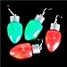 Flashing Holiday Bulb Earrings