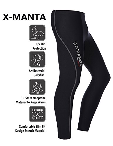 image for DIVE & SAIL Wetsuit Men Diving Pants 1.5mm Neoprene Keep Warm for Wate