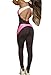 Women's Hollow Out Backless Sleeveless Yoga Fitness Jumpsuits Rompers Black2 M