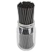 Giant Jumbo Black Drinking Straws: 8.5