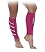 Gabor Fitness Graduated 20-25mm Hg Compression Running Leg Sleeves, Medium, Pink