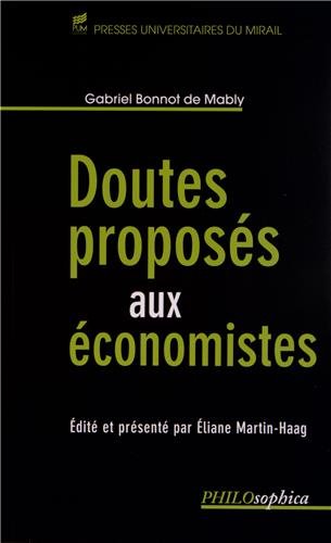 Doutes proposés aux économistes