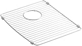KOHLER K-6122-ST Deerfield Sink Right Basin Sink Rack, Stainless Steel