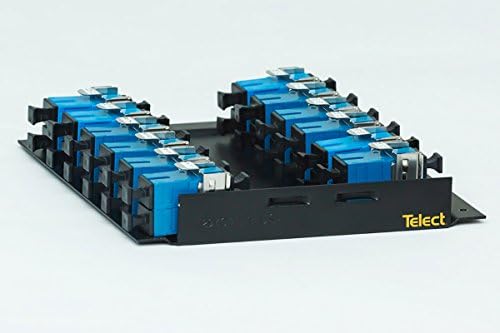 TELECT Tray-Based Fiber Optic Patch Plate 24 Termination SC/UPC (ESTF-USC-24)