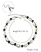 AINEED Shell Necklace Choker, Handmade Natural Cowrie Pearls Seashell Fashion Hawaii Wakiki Beach Adjustable Rope Jewelry Set, Ideal Gift for Men, Women, Mother & Girl Friend - 2 pack
