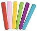 Blue Panda Silicone Slap Bracelets - 24-Pack Kids Soft Bracelets Party Favors for Girls and Boys Birthday, Classroom Rewards, Carnival Prizes, 4 of Each 6 Colors, 8.5 x 1 inches