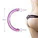 17.7in Double-Ended Dildos, Xocity, Realistic Silicone Dildo for Anal Vagina Simulation, Double Dongle Adult Sex Toy for Male Female Women Lesbian, 17.7in Super Long for Couple Play