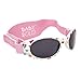 Baby Solo Original Baby Sunglasses Safe, Soft, & Adorable Durable Case Included (0-36 Months, Cutie Pink Heart Frame w/Solid Black Lens)