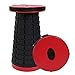 Yousnerc Portable Collapsable Stool Retractable Folding Stools Telescoping Folding Stools Sturdy Portable Lightweight Plastic Stool Outdoors Indoors (Red)thumb 1