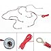 Partsam Universal Cab Clearance Marker Roof Lights T10 Harness
