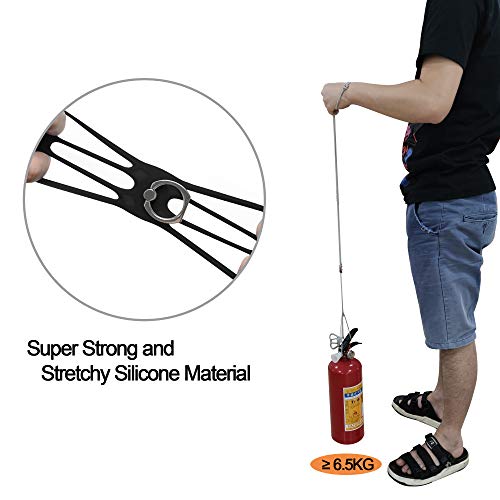 Takyu Universal Phone Lanyard Holder, 2 Pack Silicone Retractable Cell Phone Lanyard with Detachable Neckstrap and Phone Ring Holder, Phone Strap Compatible with Most Smartphones (Black Black) - Thumbnail 7