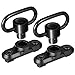EZshoot 2 Pack Two Point Sling Mount Sling Swivel 1.73 Inch Adapter Attachment