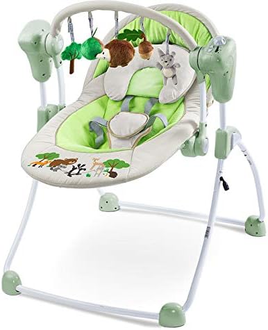 Tero 80 Balancelle Electrique Pour Bebe Forest Gris Amazon Fr Bebes Puericulture
