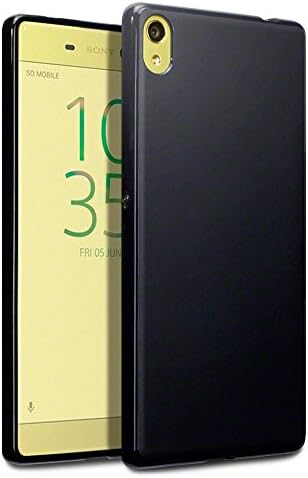 Xperia XA Ultra Cover - Terrapin Sony Xperia XA Ultra Case - TPU Gel - Slim Design - Durable Shock Absorbing - Back Protector - Solid Black Matte Finish