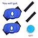 Knee Cold Pack for Injury,2 Packs Reusable Ice Pack Wrap for Knee Replacement Surgery, Ice Gel Packs Cold Therapy for Joint Pain Relief, Arthritis, Swelling, Bruises - 9.8