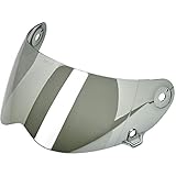 Biltwell Lane Splitter Shield Anti Fog - Chrome Mirror