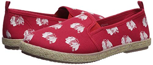 FOCO Chicago Blackhawks Espadrille Canvas Shoe - Womens Extra Large at Amazon
