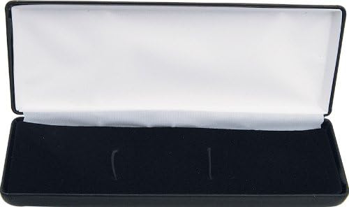 Display Cases 747 Small Display Box Black Single Knife Hardshell Small Display Box with Hinged Lid