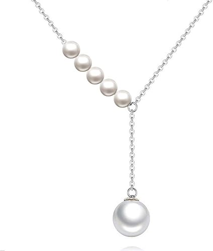 y shaped pearl necklace