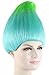 Troll Style Wig w/Wig Cap for Halloween Cosplay Costume Party Hairpiece