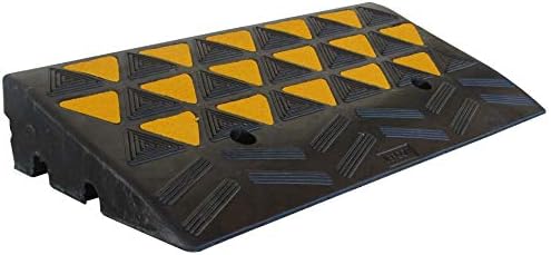 SNS SAFETY LTD RKR1Mx1 Rubber Curb Ramp Middle Part 11.8"L x 23.6"W x 3.9"H (Pack of 1)