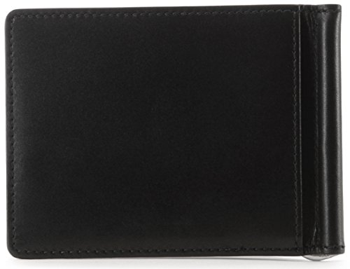 LEABAGS Scranton genuine calfskin leather wallet in vintage style - Black
