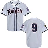 Men's Roy Hobbs New York Knights The Natural Movie Baseball Jerseys White