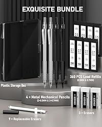 Four Candies 4PCS Metal Mechanical Pencils Set with