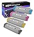 Speedy Inks Compatible Toner Cartridge Replacement for Okidata C610 (1 Black, 1 Cyan, 1 Magenta, 1 Yellow, 4-Pack)