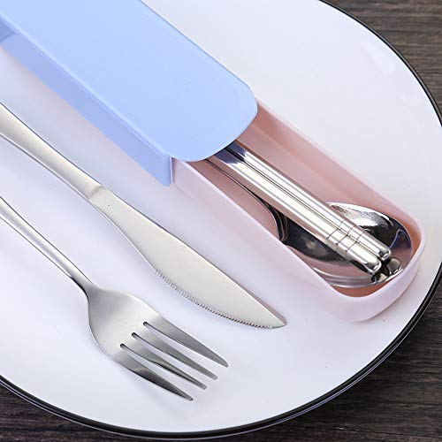 image for Quaanti Big Sale! 4 Pcs Fork Spoon Flatware Set, Stainless Steel Cutle